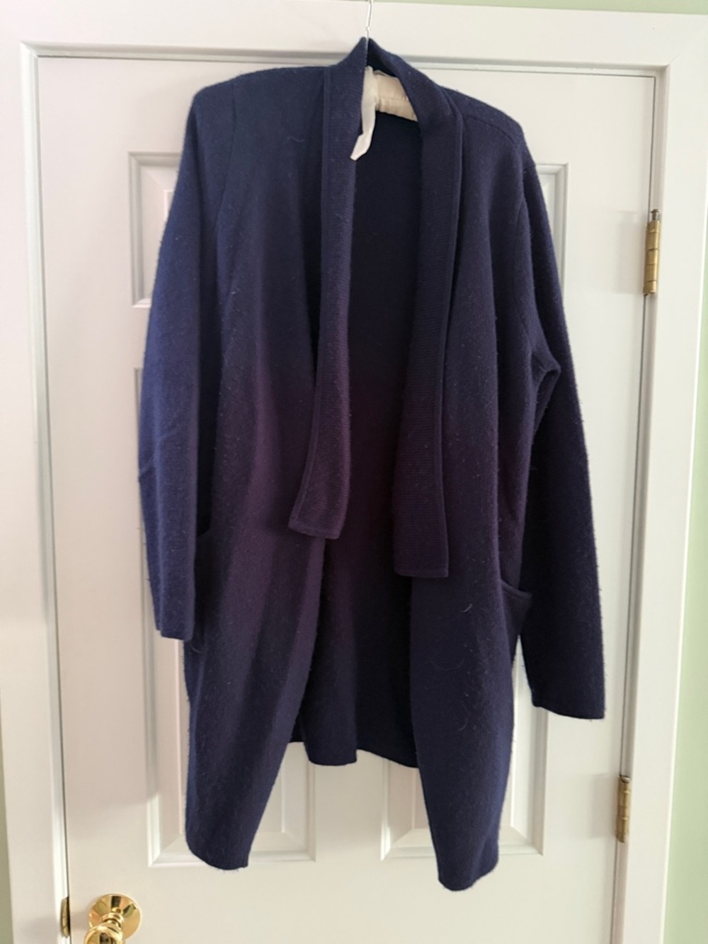 Margaret O’Lear Navy Open-Front Women's Cardigan Sweater
